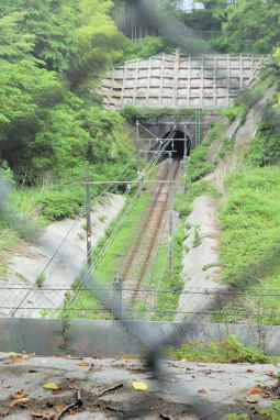 眼下にJR中央線