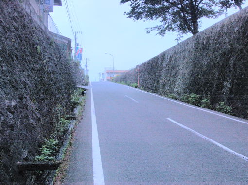 坂道を登る